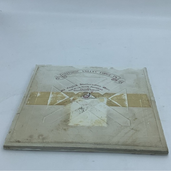 Washington’s Headquarters Valley Forge Trivet by Adam’s Potteries England - Picture 4 of 5